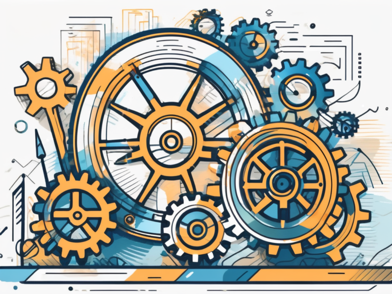 A website being fine-tuned by various tools and gears